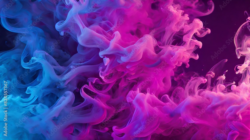 Vivid Dreamscape: Unveiling the Enchanting World of Abstract Colored Smoke