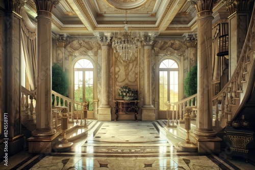 Classical Entrance Hall Interior