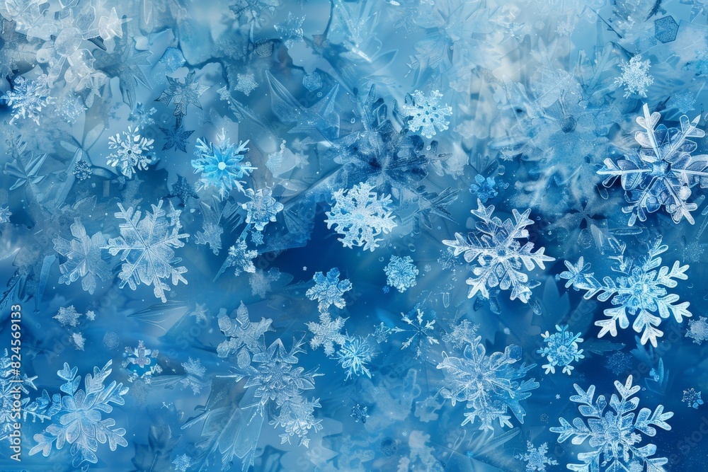 Fototapeta premium Light gray winter background - snow pattern . Beautiful simple AI generated image in 4K, unique.