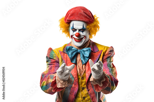 clown costumes isolated on transparent background