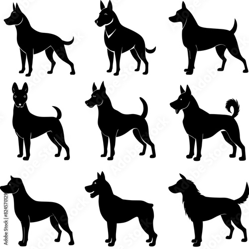 a-set-of-9pcs-dog-silhouette-design-with-white-bac