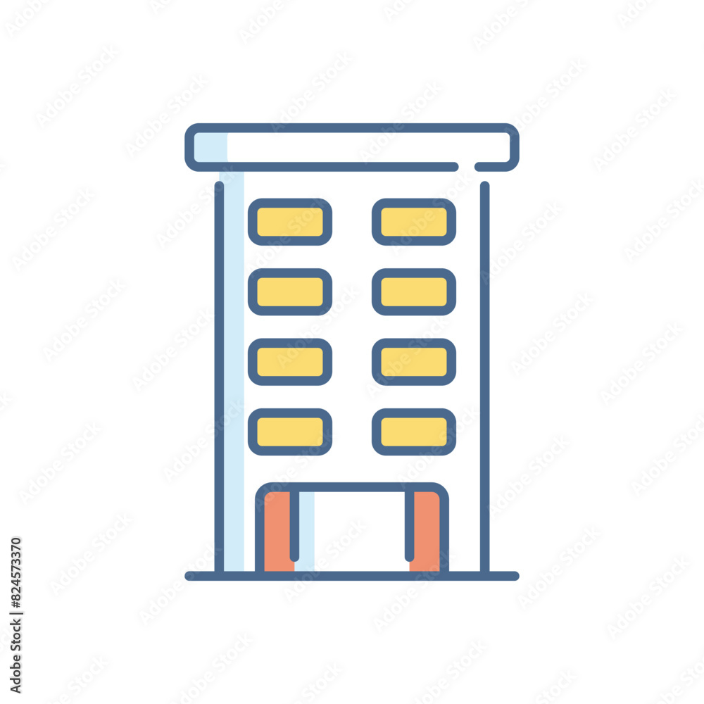Apartments vector icon Apartments vector icon