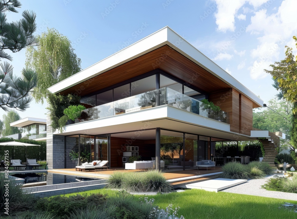 Modern House with Courtyard Modern House with Courtyard