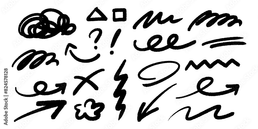 Hand drawn doodle collection Hand drawn doodle collection