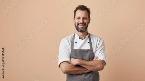 A Confident Smiling Male Chef © PiBu Stock