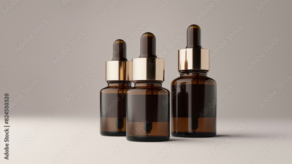 Skincare and cosmetics dropper bottles Skincare and cosmetics dropper bottles