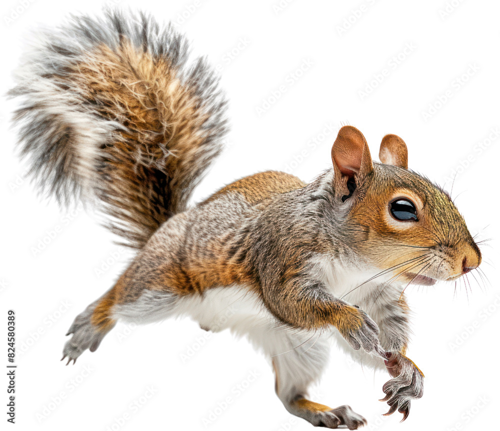 Full body shot of a squirrel, Generative Ai Full body shot of a squirrel, Generative Ai