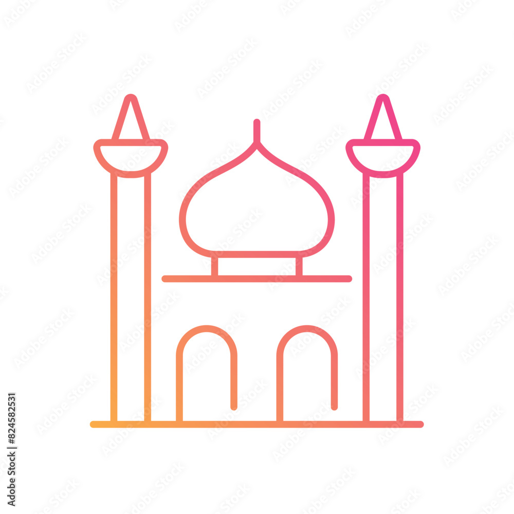Mosque vector icon