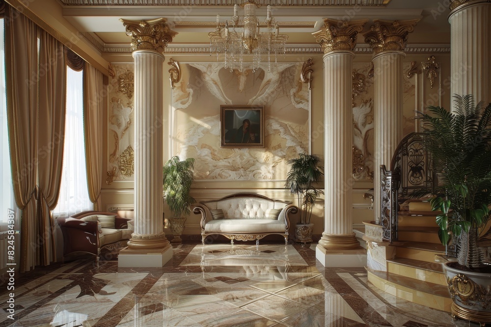 Classical Entrance Hall Interior Classical Entrance Hall Interior