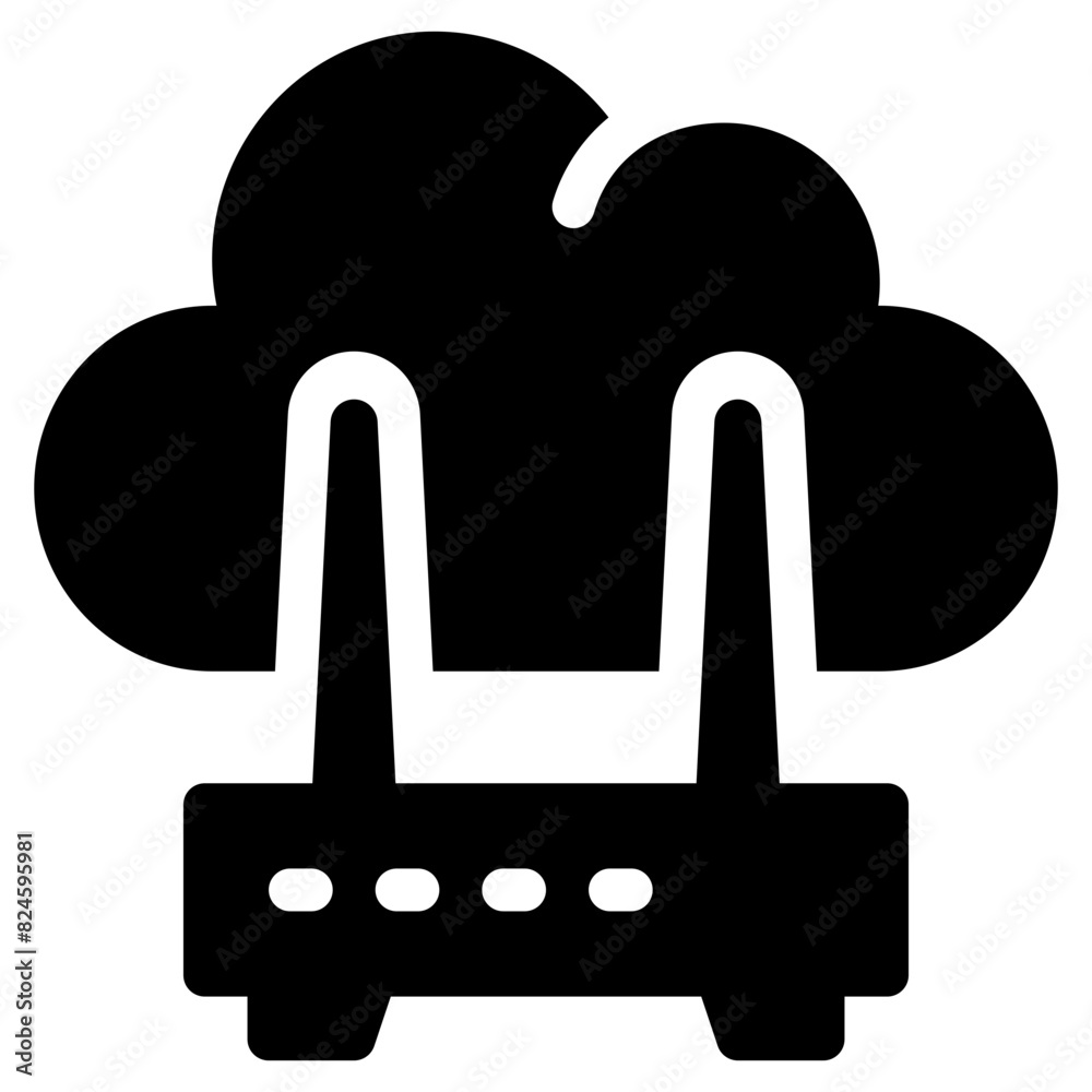 router, cloud, Cloud Service, networking, information technology Icon router, cloud, Cloud Service, networking, information technology Icon