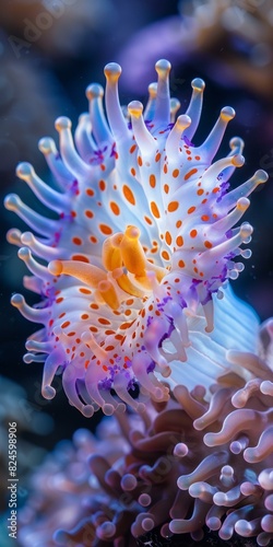 Colorful Sea Anemone Close-Up