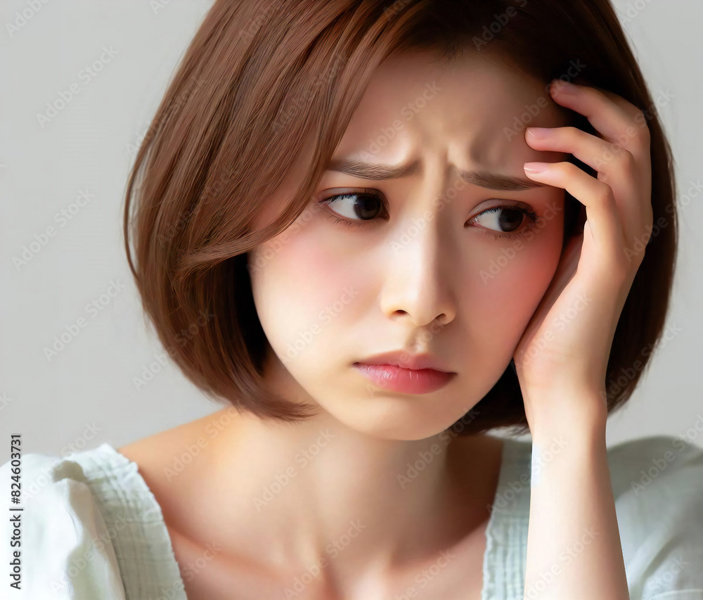 困っている女性