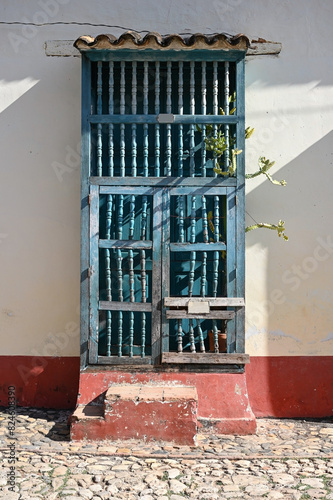 Entrance to a house from the street. Trinidad, Cuba