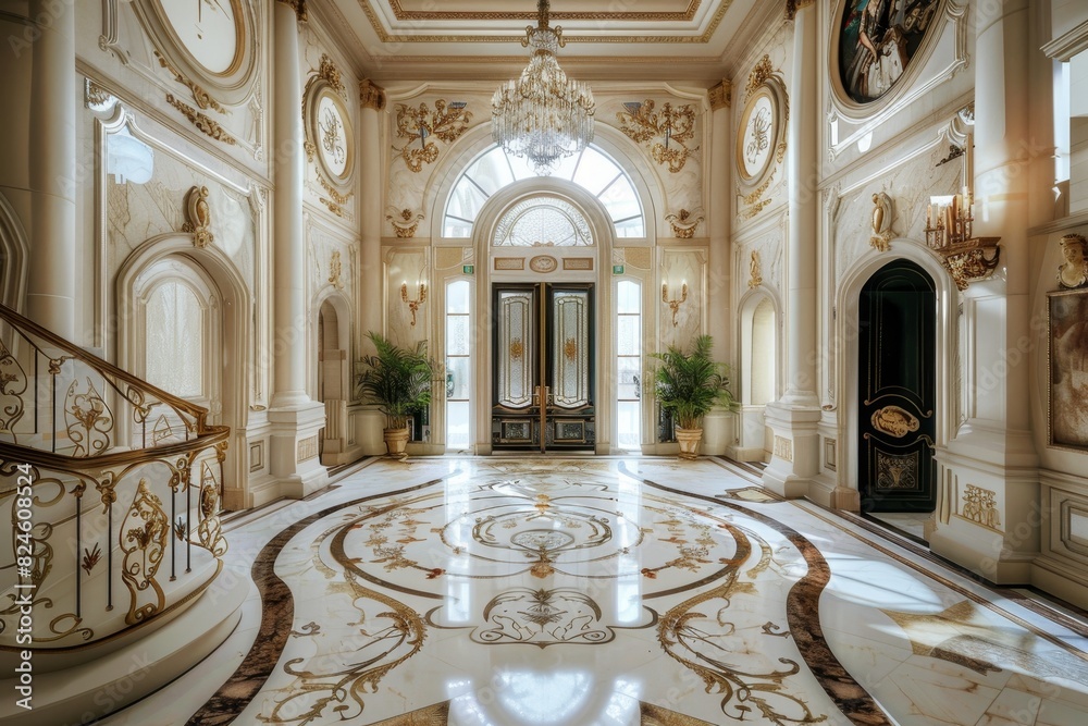 Fototapeta premium Classical Entrance Hall Interior