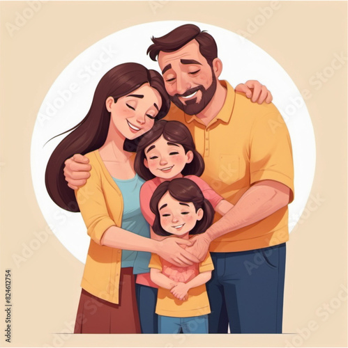 happy family portrait