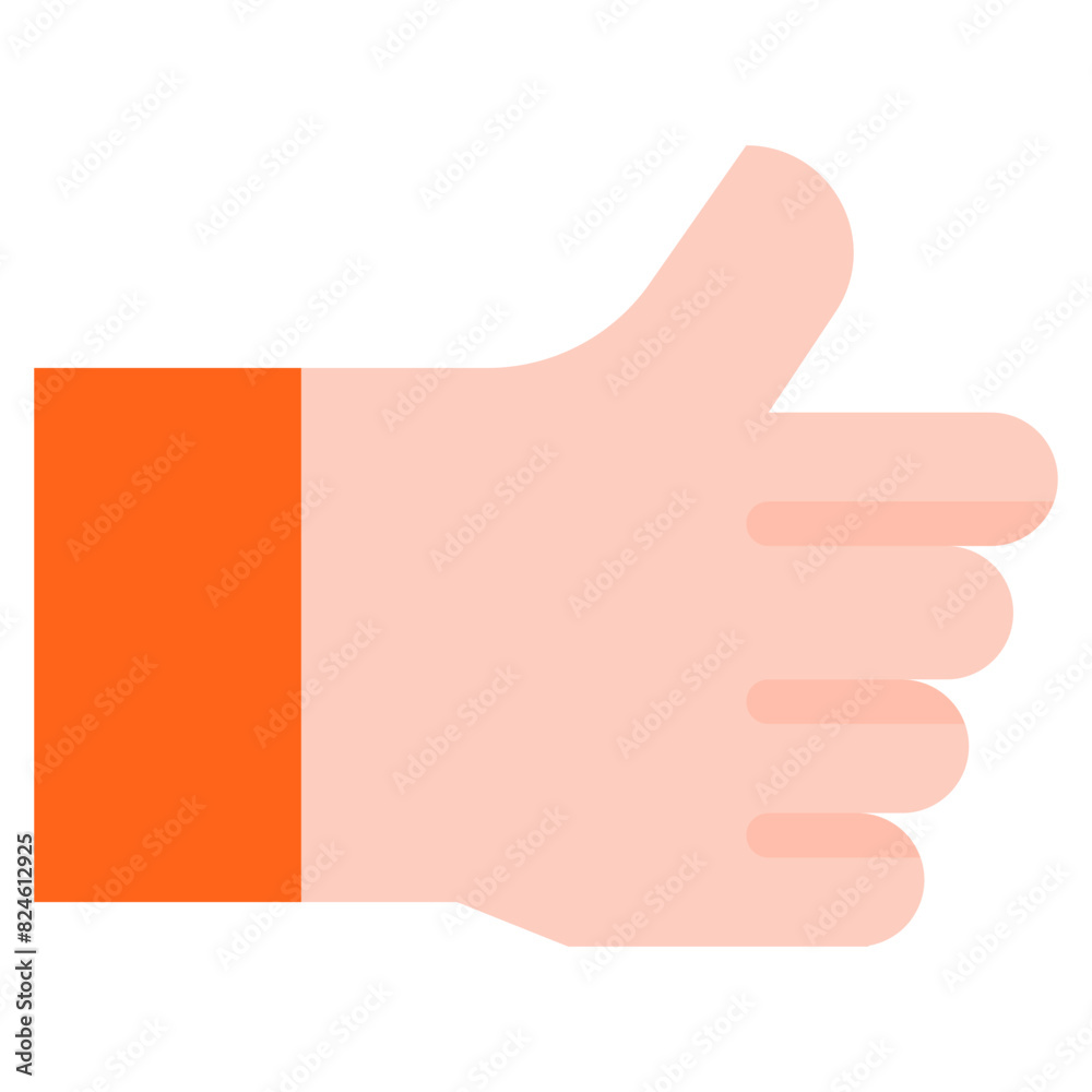 Vector Icon thumb up, hand, hands and gestures, gestures, sign Vector Icon thumb up, hand, hands and gestures, gestures, sign