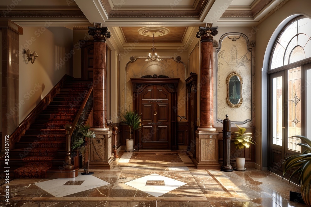 Classical Entrance Hall Interior Classical Entrance Hall Interior