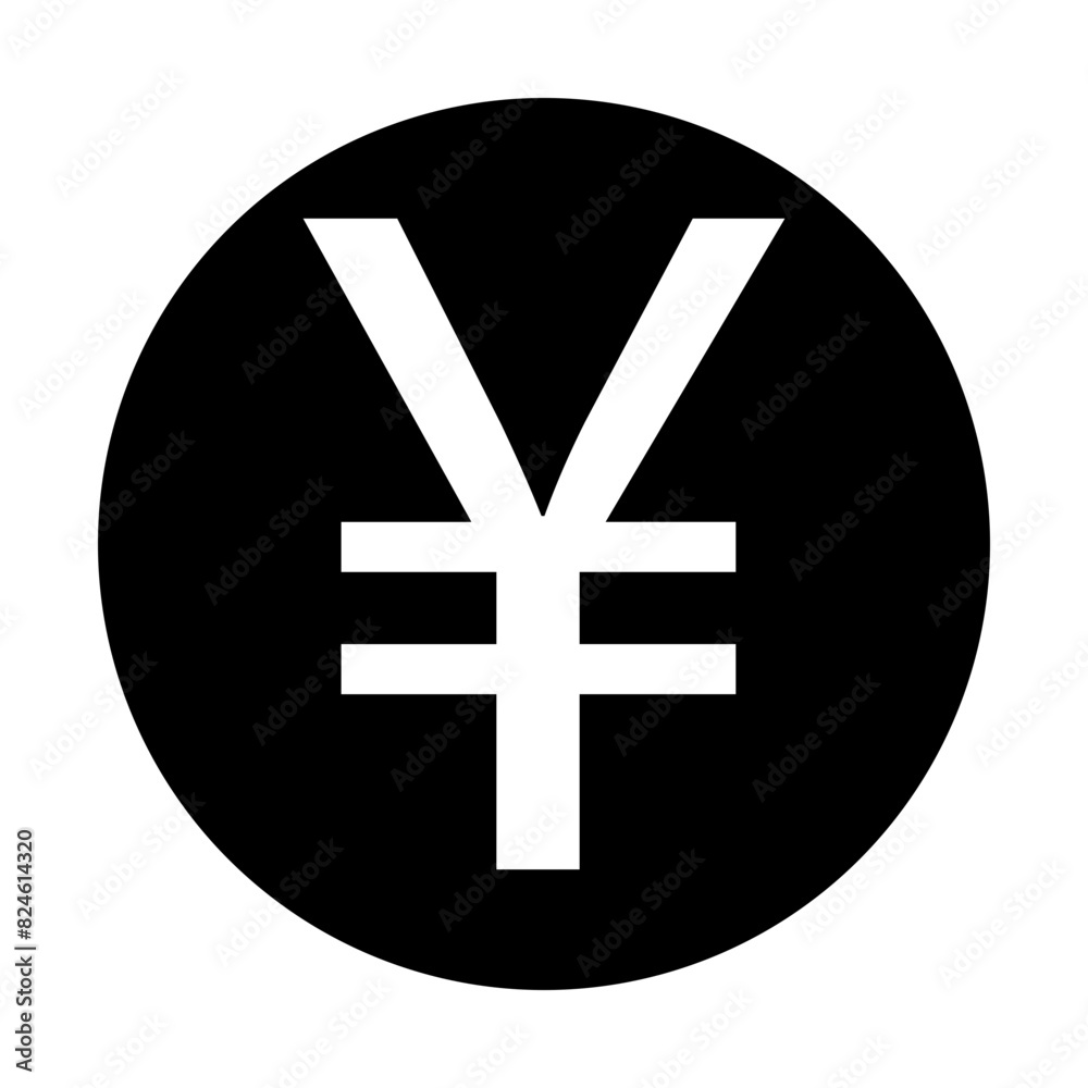 Yen Currency Icon, Simple Icon Vector Design, best used for presentation, application, web and banner Yen Currency Icon, Simple Icon Vector Design, best used for presentation, application, web and banner