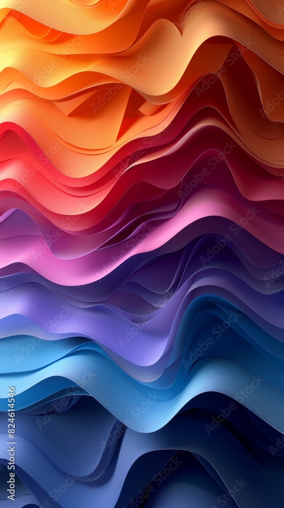 Fototapeta premium Celebrate with vibrant textures and colorful hues in this abstract pride month festivity