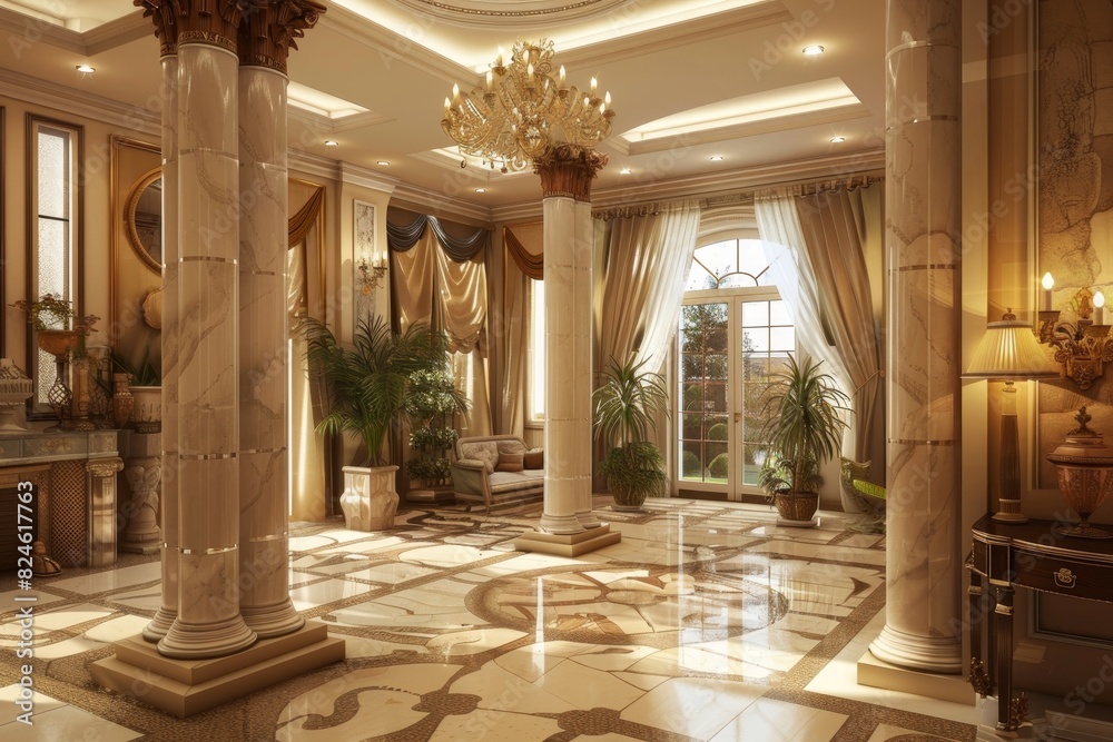 Classical Entrance Hall Interior Classical Entrance Hall Interior