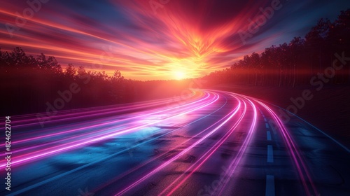 Dynamic depiction of the speed of light