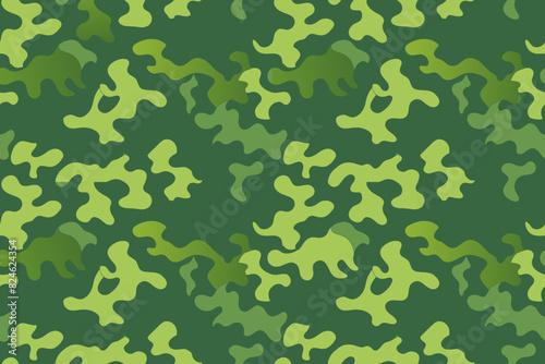 Seamless leaf camouflage pattern background photo
