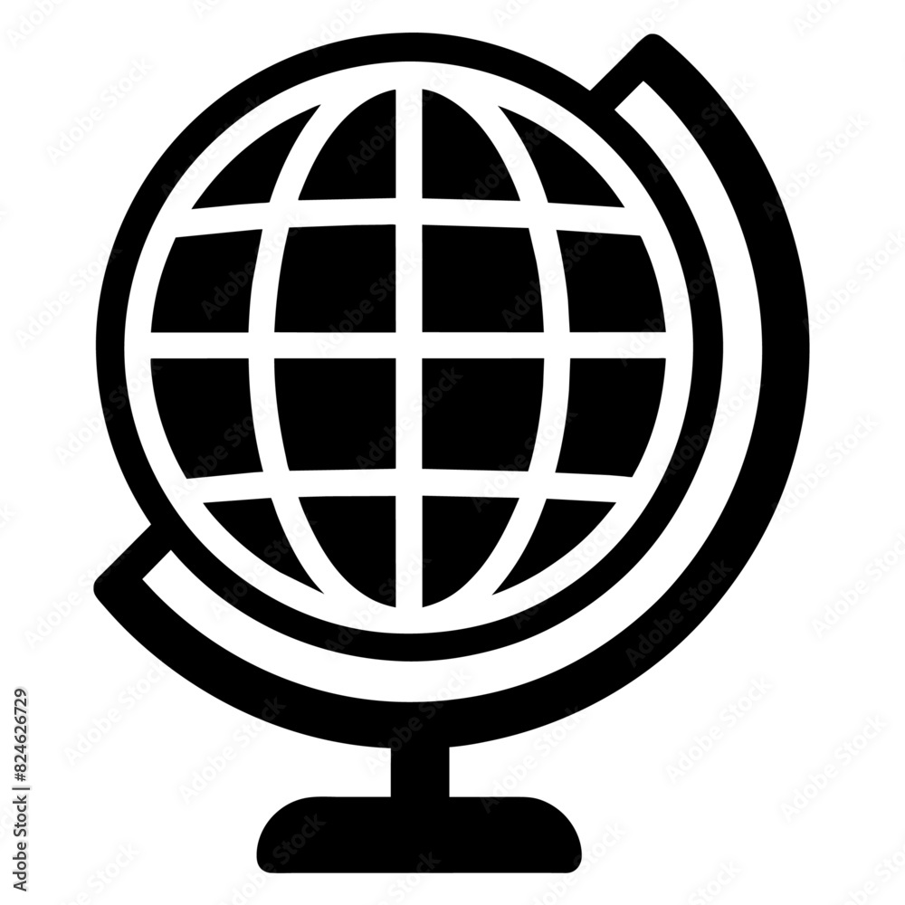Geographical globe icon vector illustration Geographical globe icon vector illustration