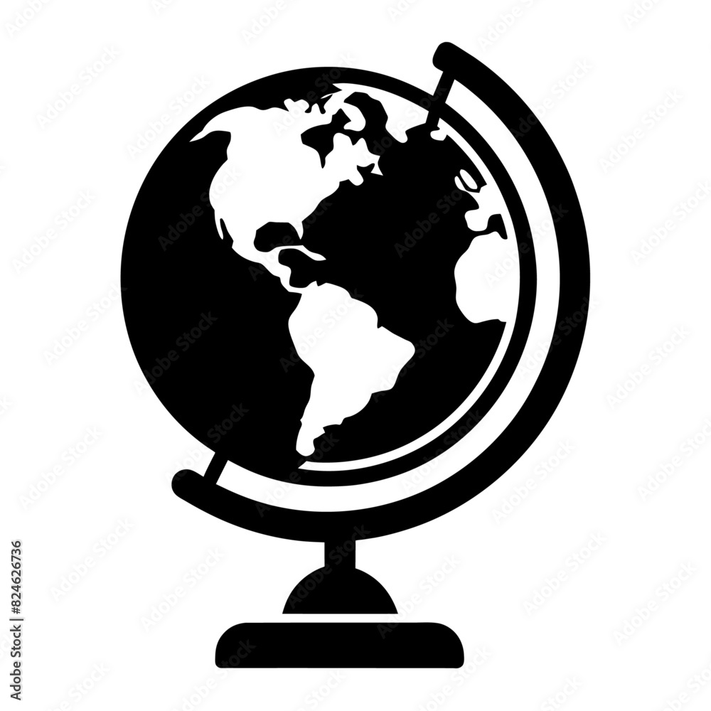 Geographical globe icon vector illustration Geographical globe icon vector illustration