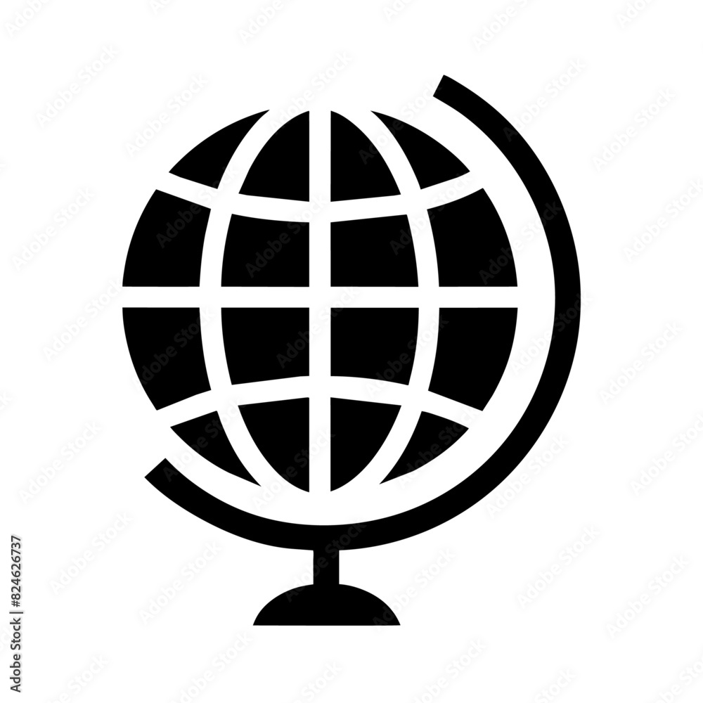 Geographical globe icon vector illustration Geographical globe icon vector illustration