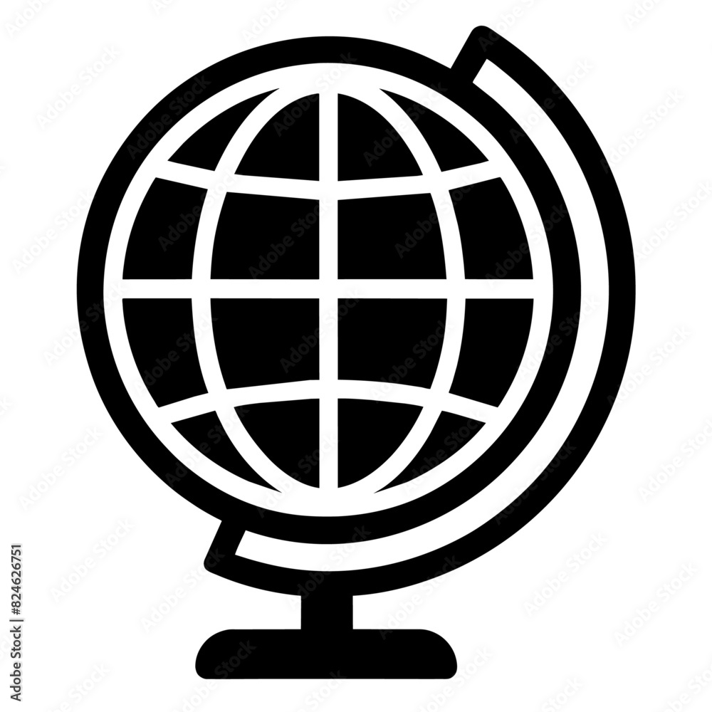 Geographical globe icon vector illustration Geographical globe icon vector illustration