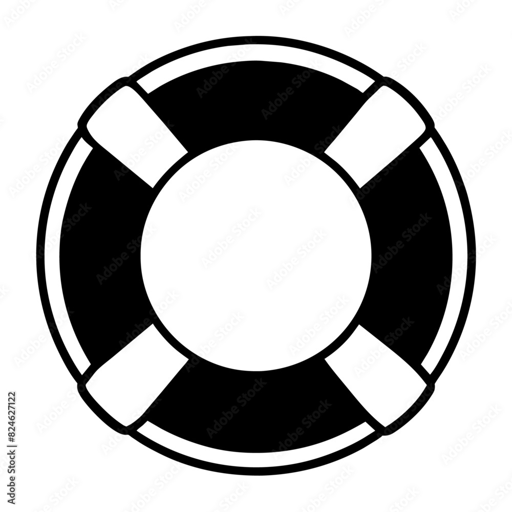 Lifebuoy icon vector illustration Lifebuoy icon vector illustration