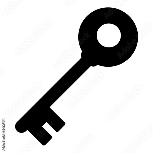 Obraz na płótnie Key icon vector illustration w salonie