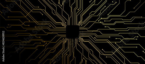 Technology graphic design background. Vector illustration. Vector Abstract technology circuit lines. Technology vector background.Eps10 vector illustration.	
