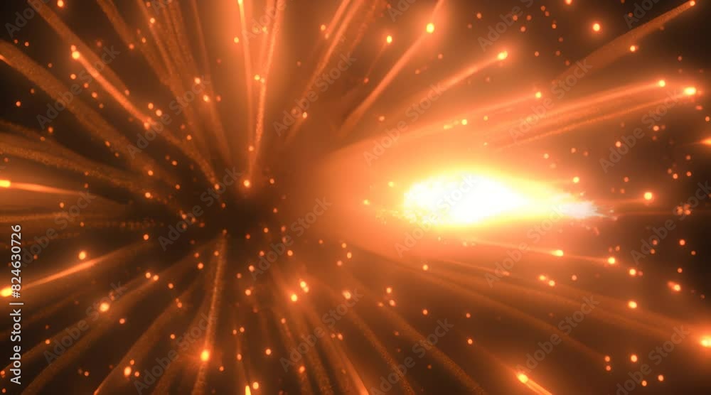 A dazzling gold explosion effect, with shimmering particles bursting outward like fireworks A dazzling gold explosion effect, with shimmering particles bursting outward like fireworks