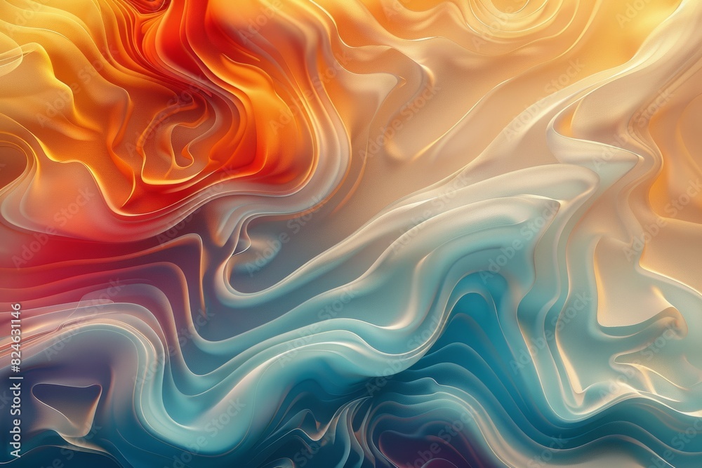 Obraz premium Futuristic AI technology background with abstract patterns, neural networks, and digital elements.