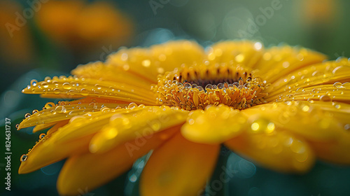 Yellow flower flower close-up