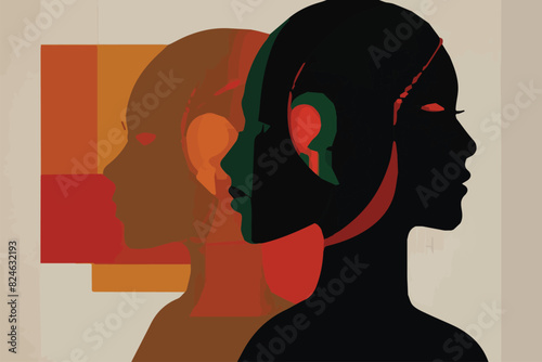 Flat illustration for juneteenth celebration