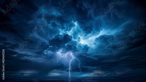lightning in the night  stormy lightnig in the dark  lightning background  storm in the dark