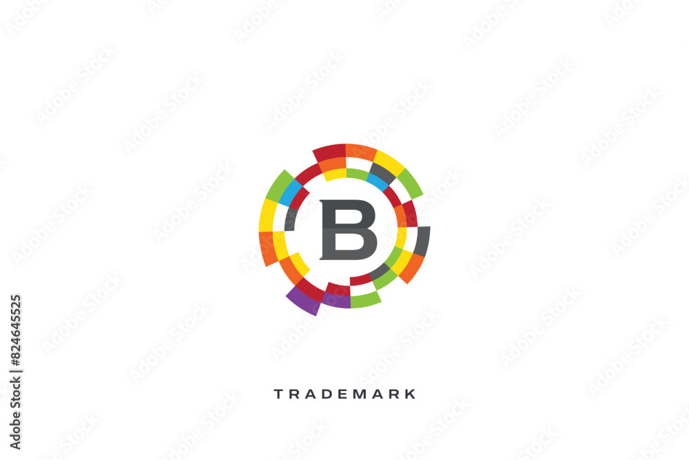 B Letter vector trademark brand logo B Letter vector trademark brand logo