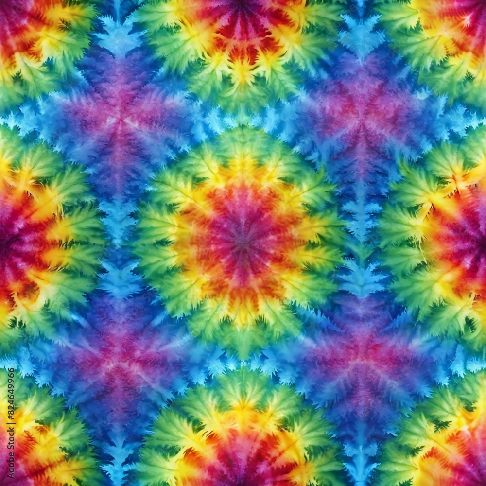 rainbow tie dye in seamless pattern rainbow tie dye in seamless pattern