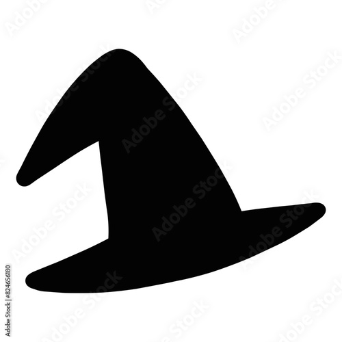 black hat  Wizard Witch Fantasy Silhouette Costume Wizardry