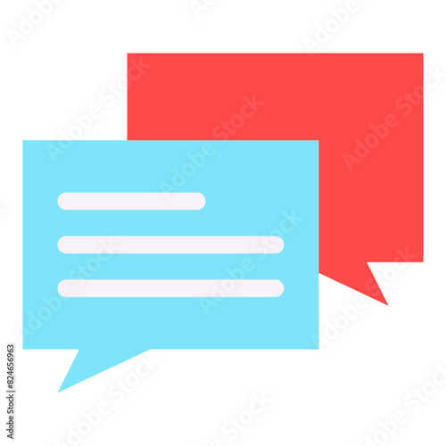 speech, comment, dialogue, communication, chat box Icon