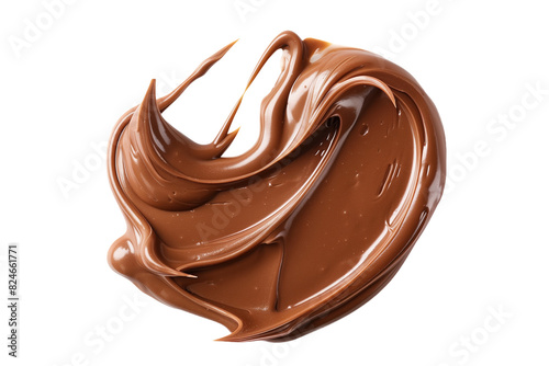 Chocolate cream spread, cutout png image photo