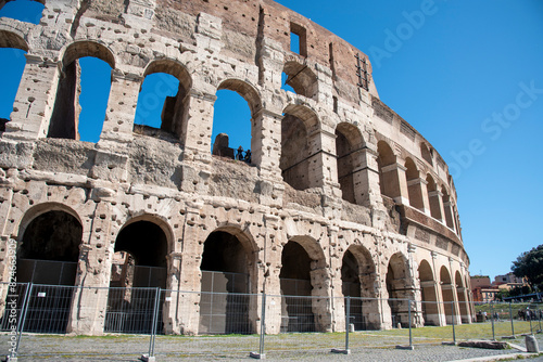 Colosseum is the most famous landmark in Rome  Rome  Italy
