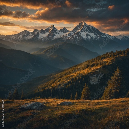 A stunning mountain vista.   © Muhammad