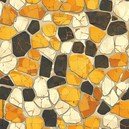 seamless pattern with mosaic
