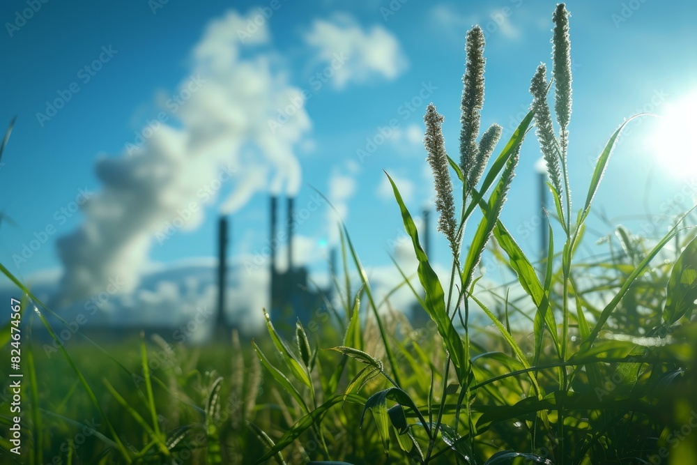High-yield Bio fuel quality corn. Oil food. Generate Ai