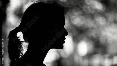 Femmes - Silhouettes - Profils - portrait - visage - t�te - �galit� photo