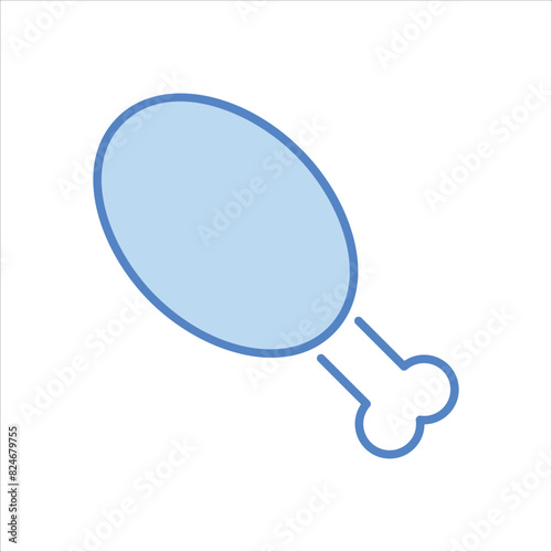Chicken Leg vector icon