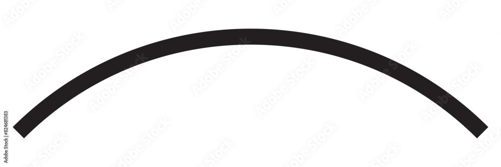 dark curve line. isolated on white background. vector illustration. EPS 10 dark curve line. isolated on white background. vector illustration. EPS 10